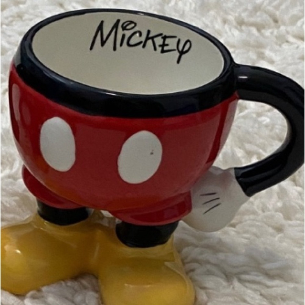 Disney Disney Parks Mickey Mouse bottom half character shaped large coffee mug ¥